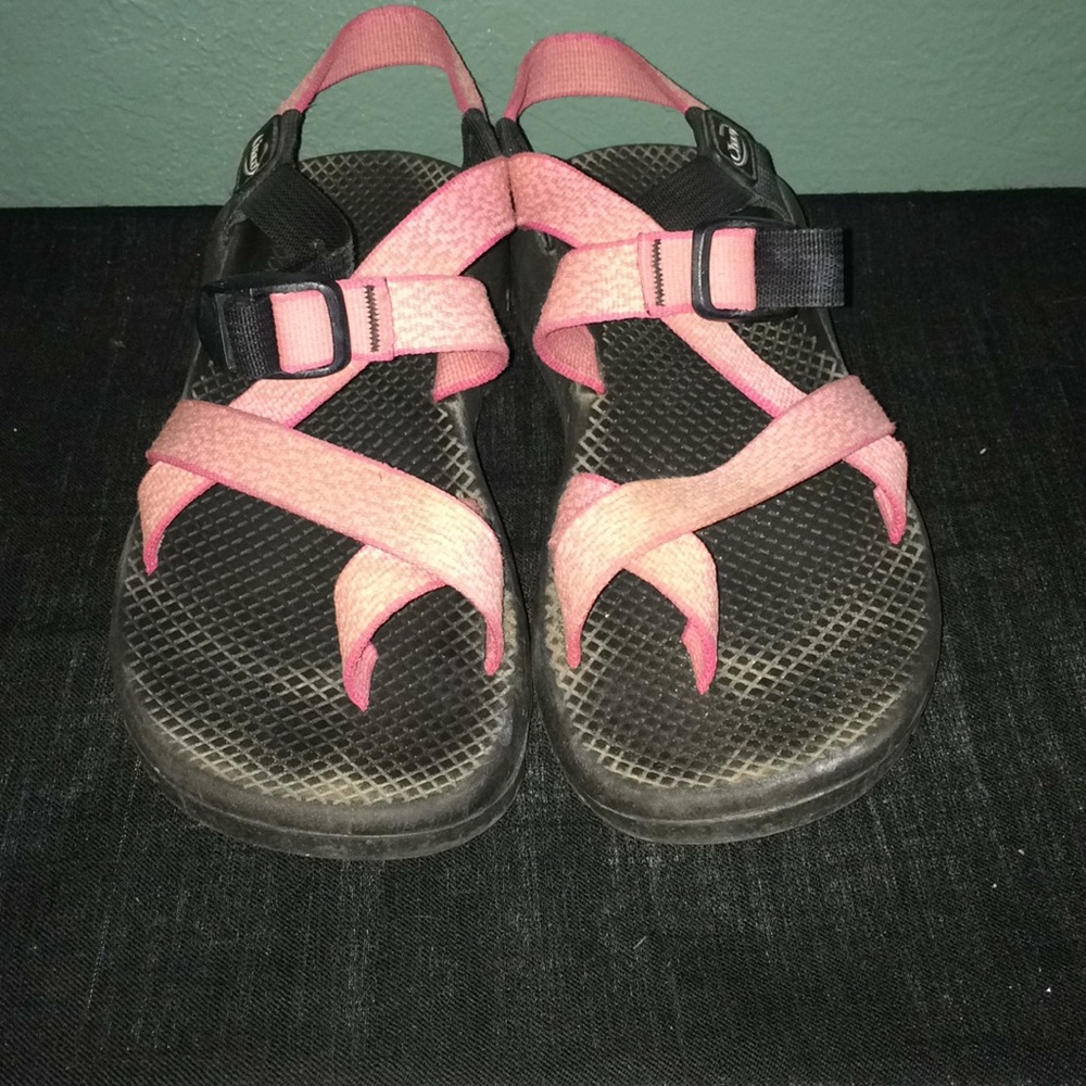 Pink Chaco sandals